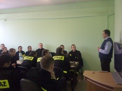 Strażacy z SGSP na wykładzie w Telesto